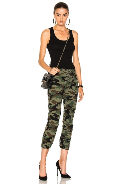 for FWRD Lace Front Cropped French Military Pants