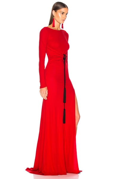 Open Back Viscose Jersey Gown