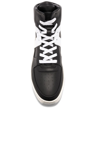 Leather Basketball Sneakers