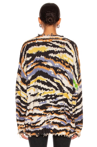 Multi Zebra Sweater