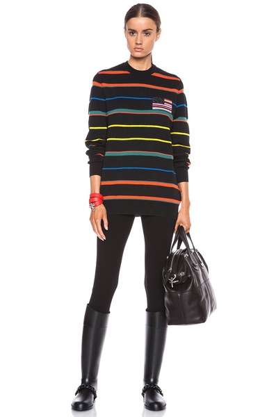 Striped Flag Wool Sweatshirt