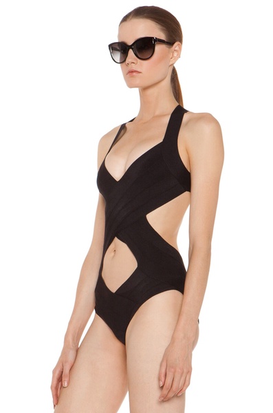 Criss Cross One Piece Swimsuit