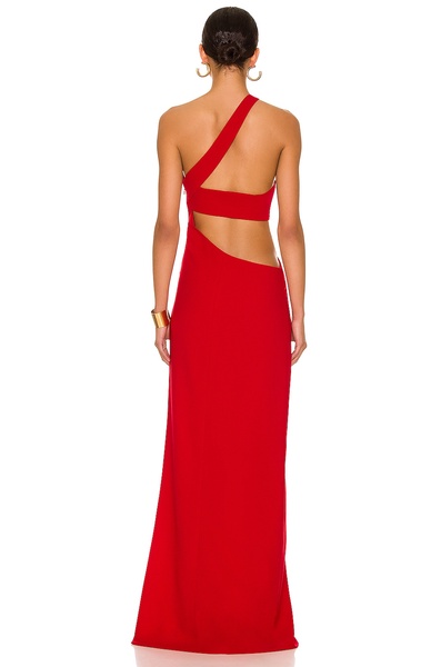 One Shoulder Cut Out Gown