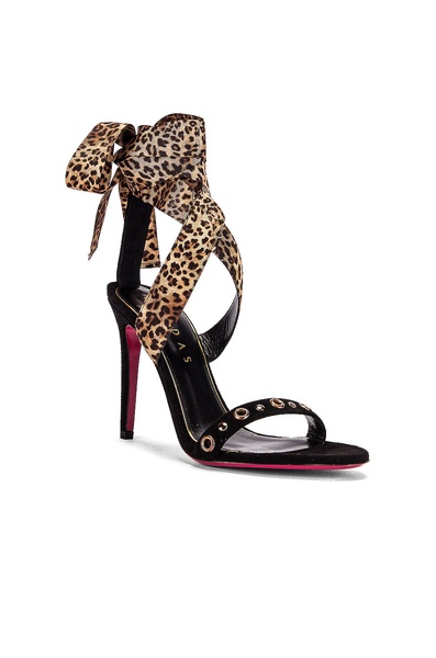 Leopard Ribbon Heels