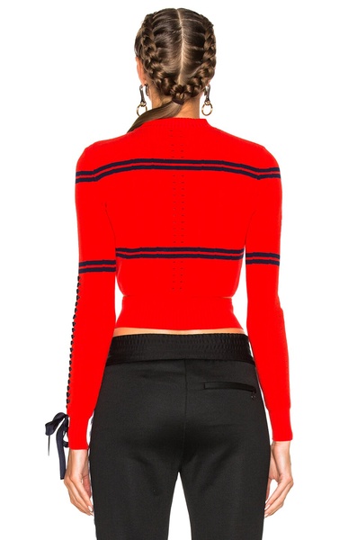 Cropped Cut Out Sweater