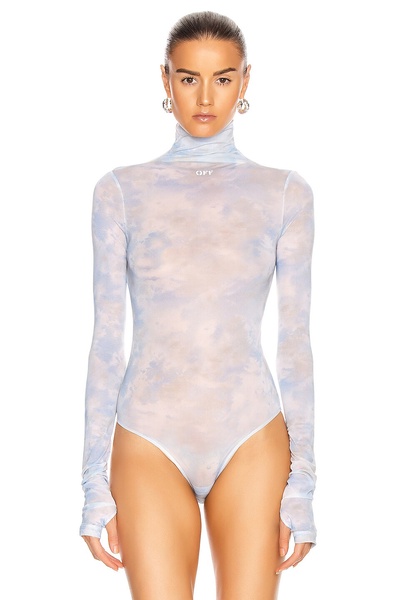 Tie Dye Turtle Neck Bodysuit