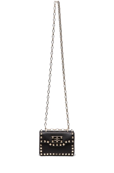 Small Rockstud Chain Flap Bag