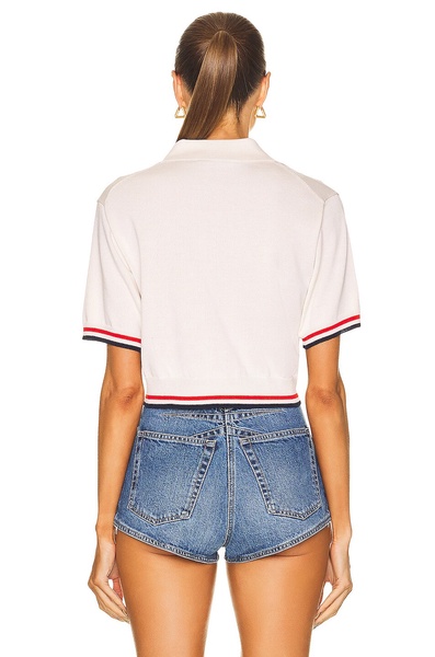 Crop Polo Top