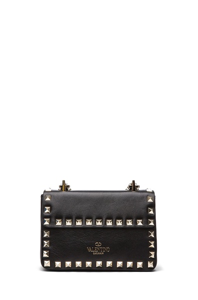 Small Rockstud Chain Flap Bag