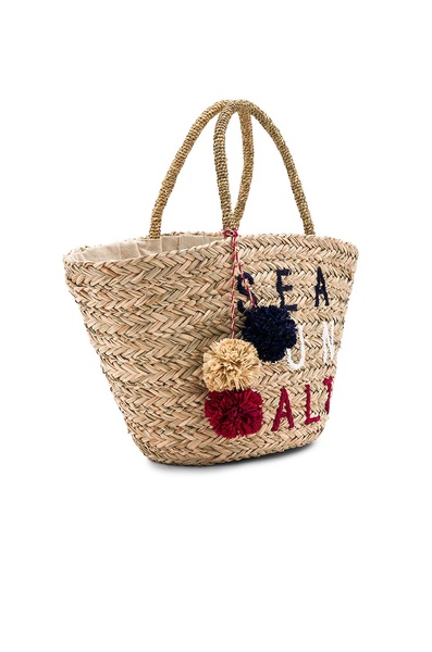 SEA SUN SALT straw tote bag