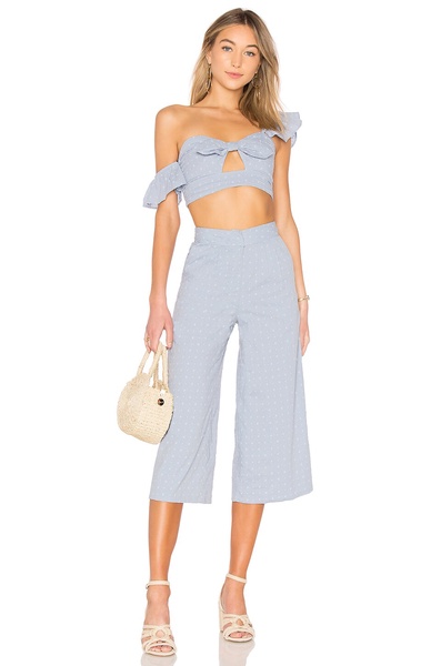 SONYA off-shoulder crop top