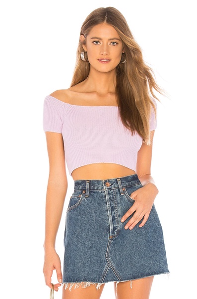 JET off-shoulder sweater