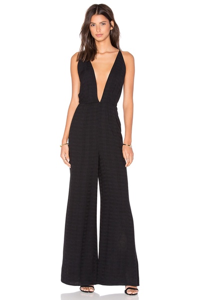 Deep V Jumpsuit