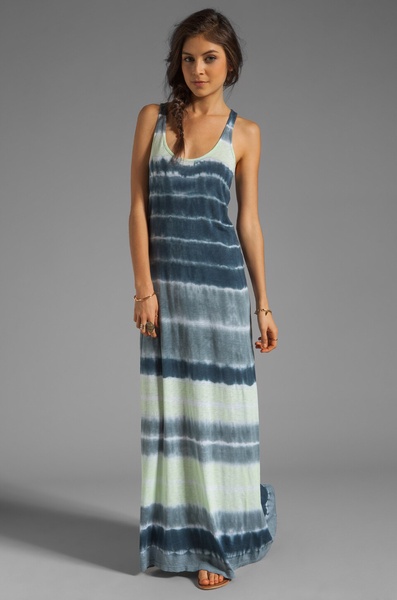 x Lily Aldridge Laura Tie Dye Maxi Dress