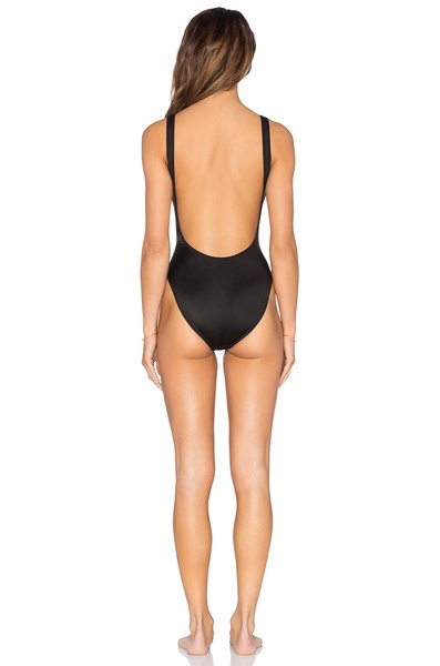 Super Low Back Nude Insert Swimsuit