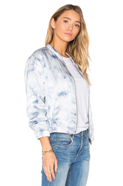 FLO denim bomber jacket