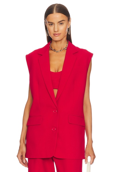 Irena Sleeveless Tailored Blazer