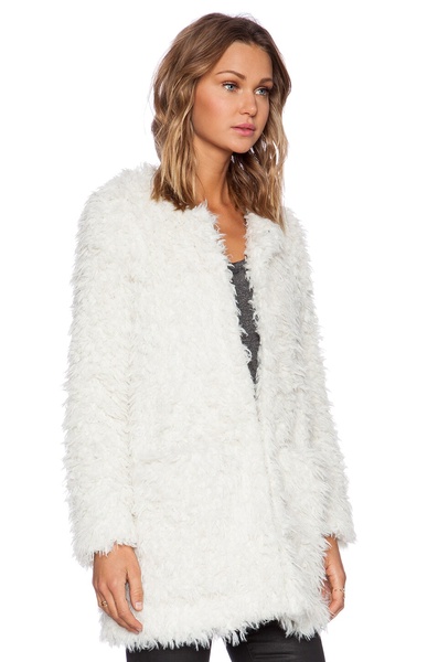 CHUBBY faux fur jacket