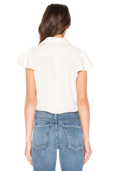 ruched sleeve shirt