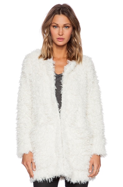 CHUBBY faux fur jacket