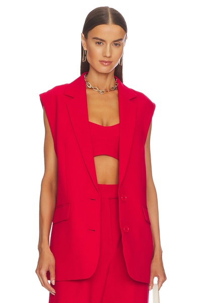 Irena Sleeveless Tailored Blazer