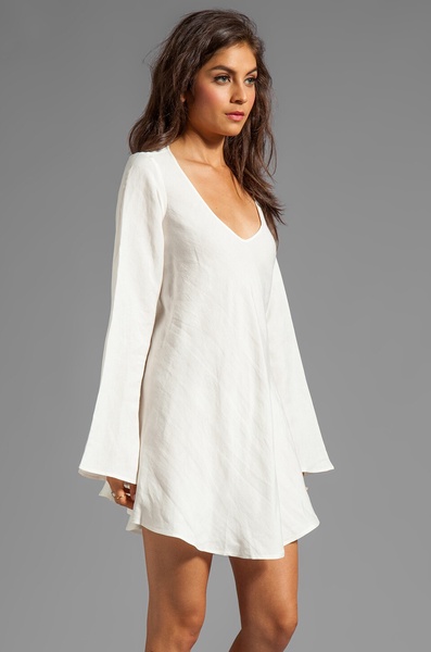 Luciana Long Sleeve Dress w/ Lace Detail