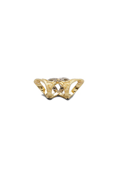 House of Harlow Moroccan Goum Armour Ring