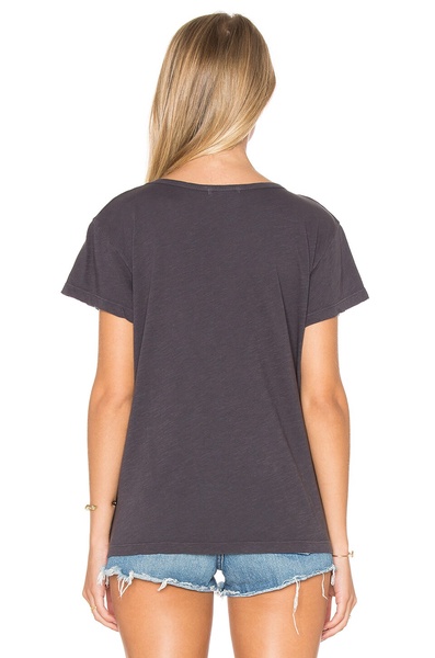 Deep V-neck T-shirt