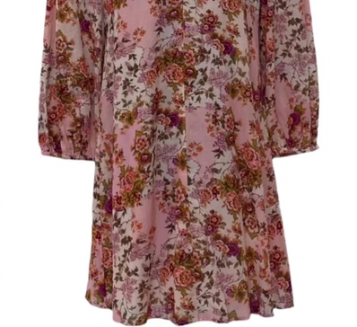 women's hannah dress in blush bloom