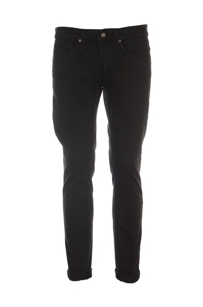 Button Detailed Straight Leg Jeans