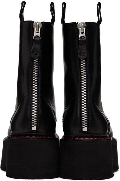 Black Double Stack Boots