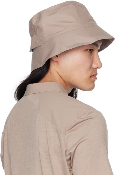 Taupe Waterproof Bucket Hat