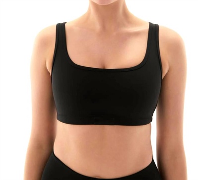 amplify sports bra in black