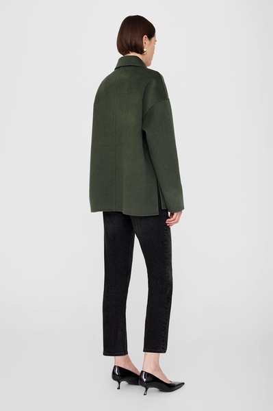 Luca Jacket - Olive Cashmere Blend