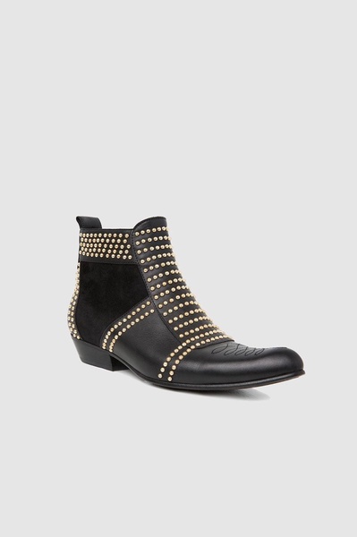 Charlie Boots - Gold Studs