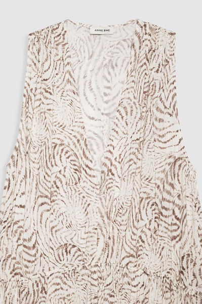 Mia Dress - Sand Seashell Print