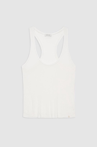 Dale Tank - Off White Cashmere Blend