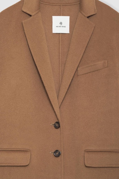 Quinn Coat - Camel Cashmere Blend