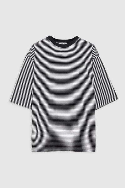 Bo Tee - Black And White Stripe