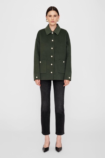 Luca Jacket - Olive Cashmere Blend