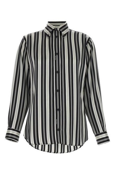 Fendi Woman Printed Satin Fendi X Stefano Pilati Shirt