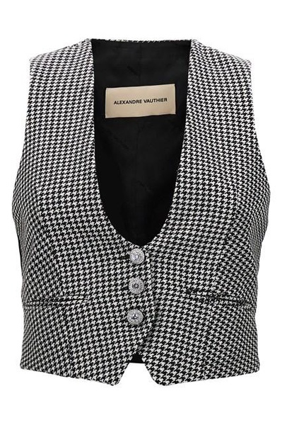 Houndstooth waistcoat