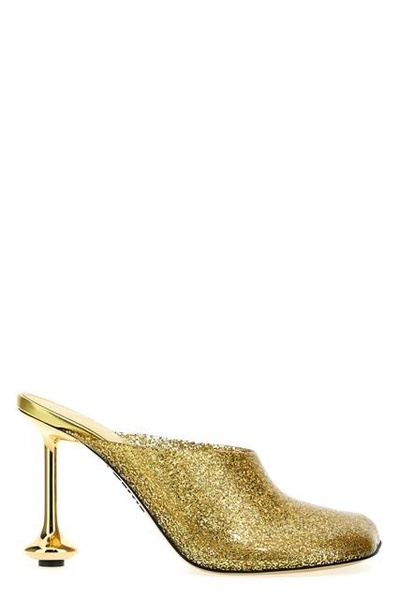 Loewe Glitter Finish Toy Mules