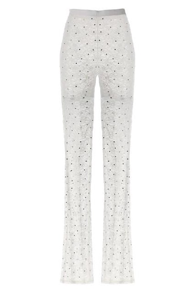 Rhinestone lace leggings