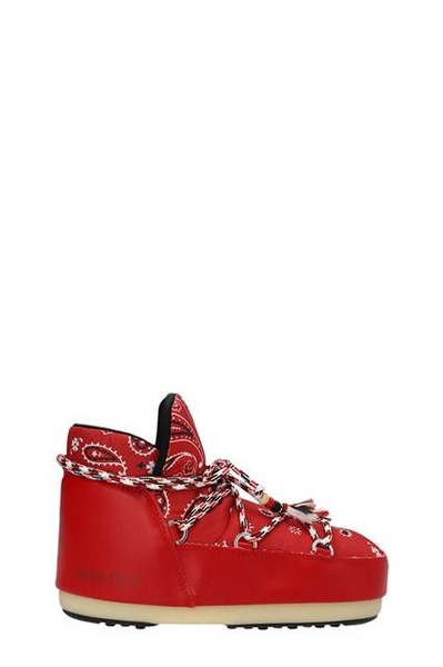 Alanui x Moon Boot 'Pumps Bandana' ankle boots