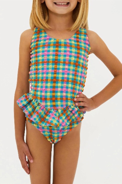 little willow one piece swimsuit in sunny side gingham