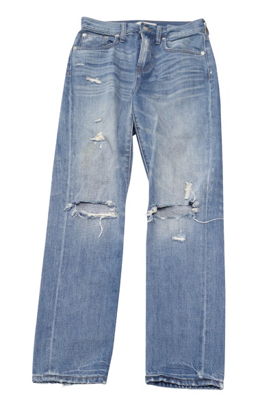 the perfect vintage jeans in blue cotton denim