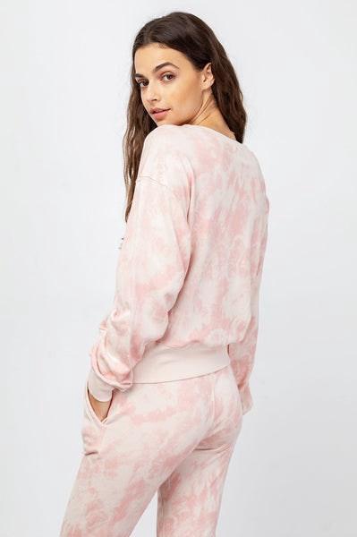 Pink Tie Dye Ramona Warrior Sweatshirt