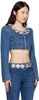 Blue Jumbo Crystal Denim Jacket