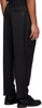 Black Tapered Trousers